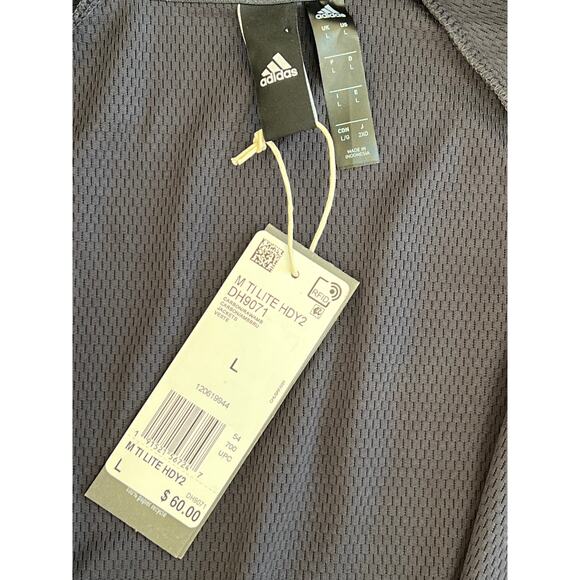 Adidas Men's Athletics Team Issue Full-Zip Fleece Hoodie Ti Lite Hoody2 DH9071 L - Picture 3 of 8